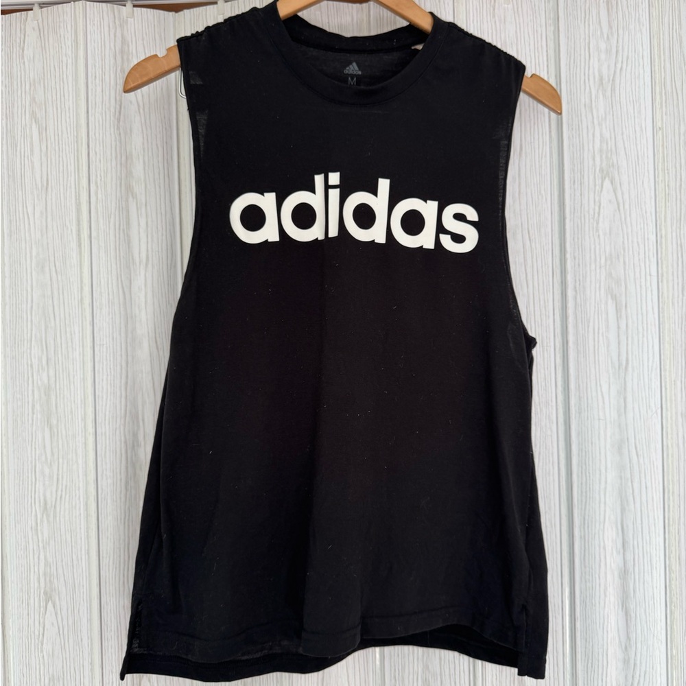 Adidas Women's Black Muscle Tee